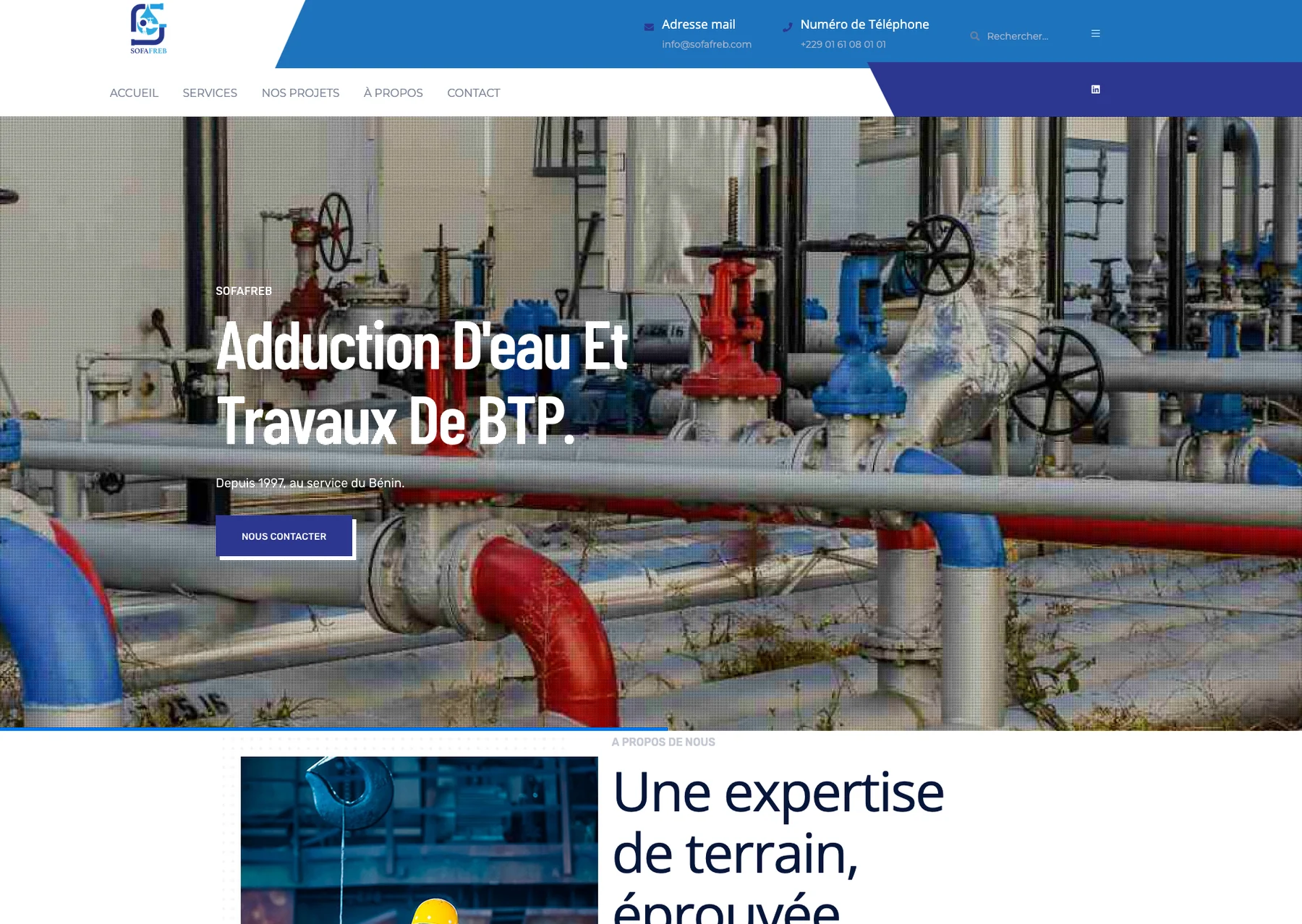 SOFAFREB corporate website